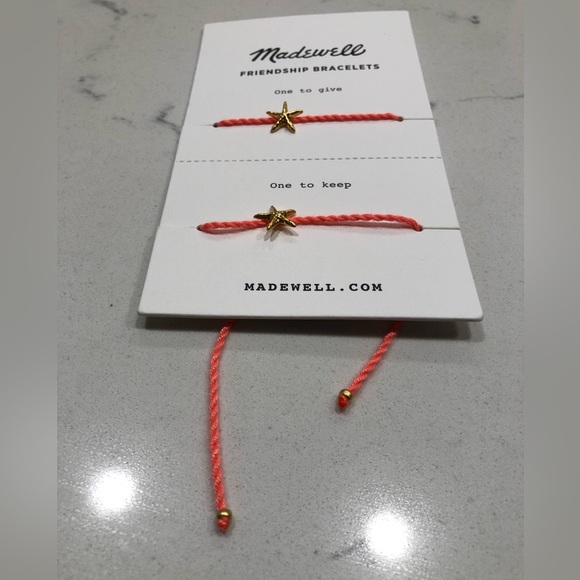 NWT Madewell Starfish 2 pack Friendship bracelets set - Picture 5 of 9